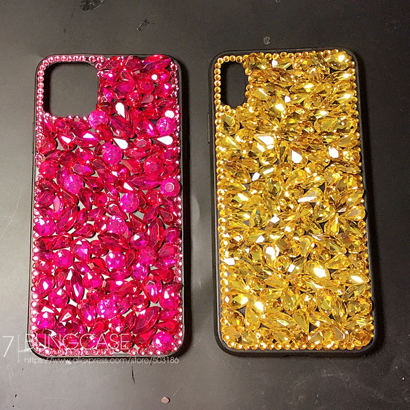 

Luxury Diamond Phone case For iPhone 12 11 Pro X XS Max XR 6 6s 7 8 Plus Cover Full Rhinestone Case