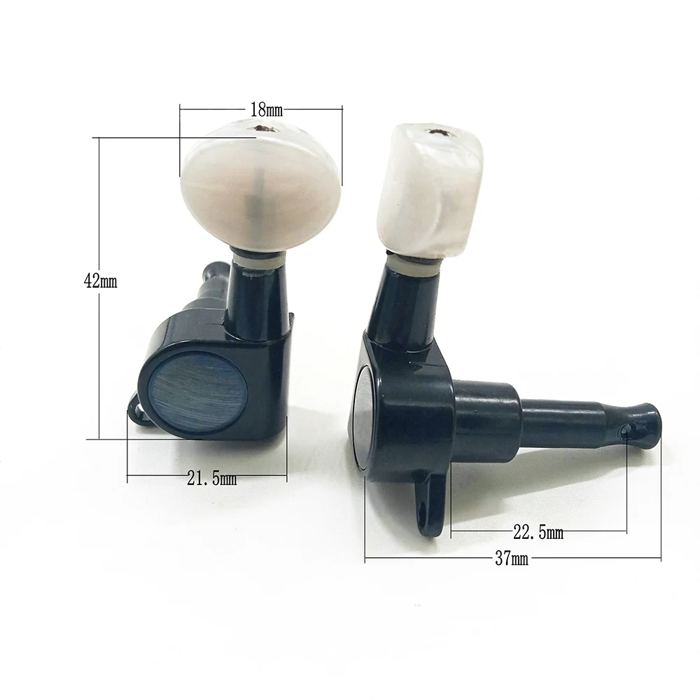 

6PCS Guitar Tuning Pegs Tuner Machine Heads tuning peg machine head Black