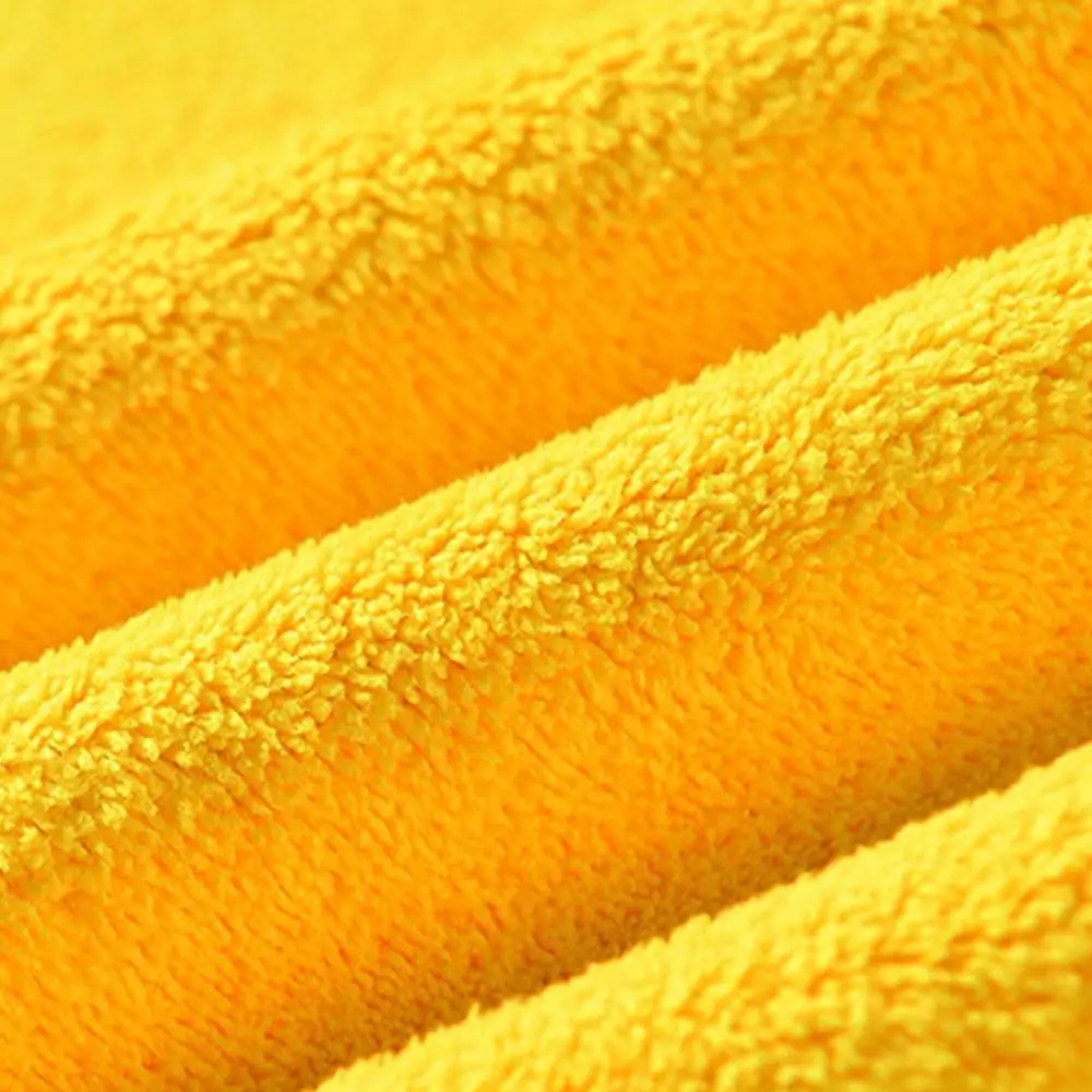 

Multi Functional Coral Velvet Double Side Car Cleaning Towel Grey Yellow Soft Hygroscopic Washing Towel