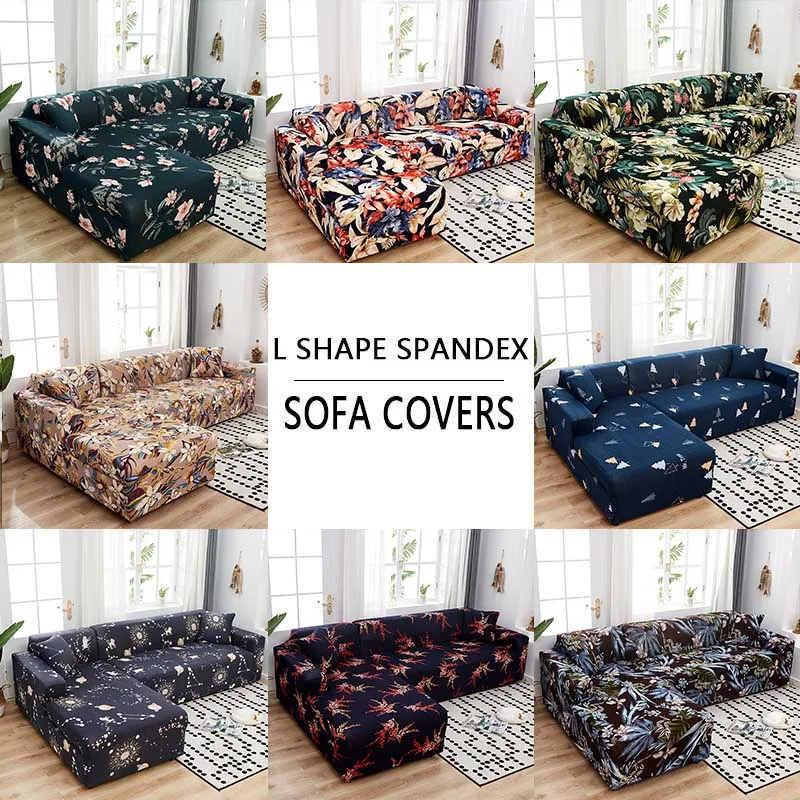 Nordic Style Slipcovers Sofa Cover for Living Room All-inclusive Elastic Stretch Sectional Corner Couch | Дом и сад