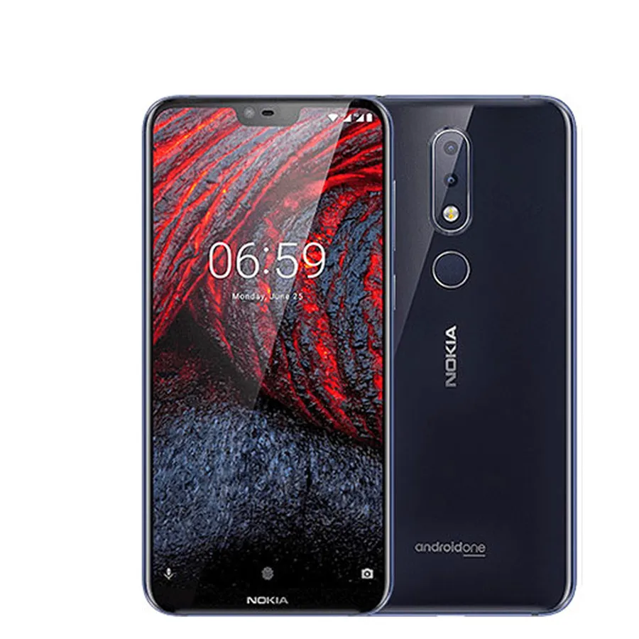 Смартфон Nokia 6 1 Plus 4G мобильный телефон 5 8 дюйма 4 + 64 ГБ Snapdragon восемь ядер сканер