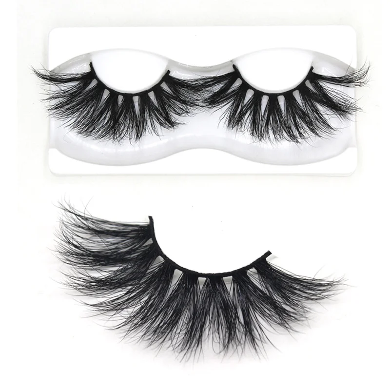 

Custom box 5D Mink Eyelashes Thick Natural Long False Eyelashes High Volume Mink Lashes Soft Dramatic Eye lashes New Makeup