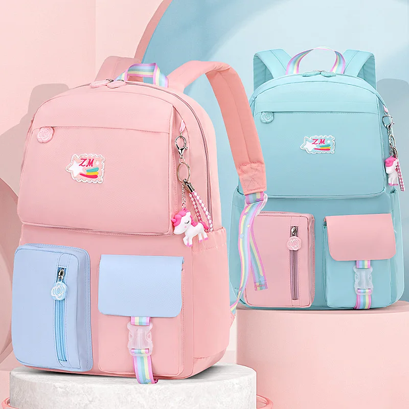 Girls Backpack Waterproof Children's backpack for girl Kids School Bags Teenage Princess Primary Bookbag 3 Grade Mochila Escolar
