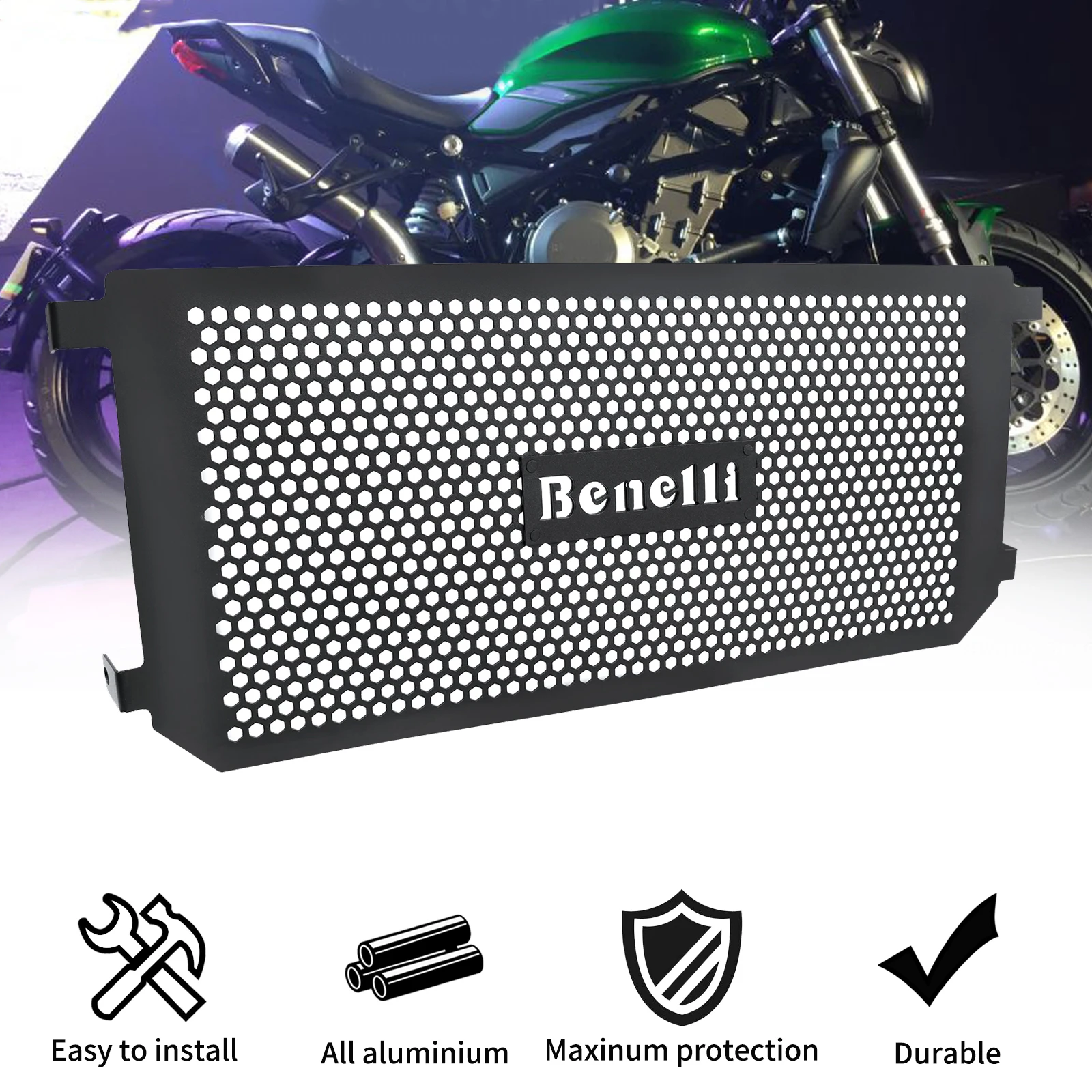 Алюминиевый защитный чехол для радиатора мотоцикла Benelli 752 s 2018-2023 2022 - купить по