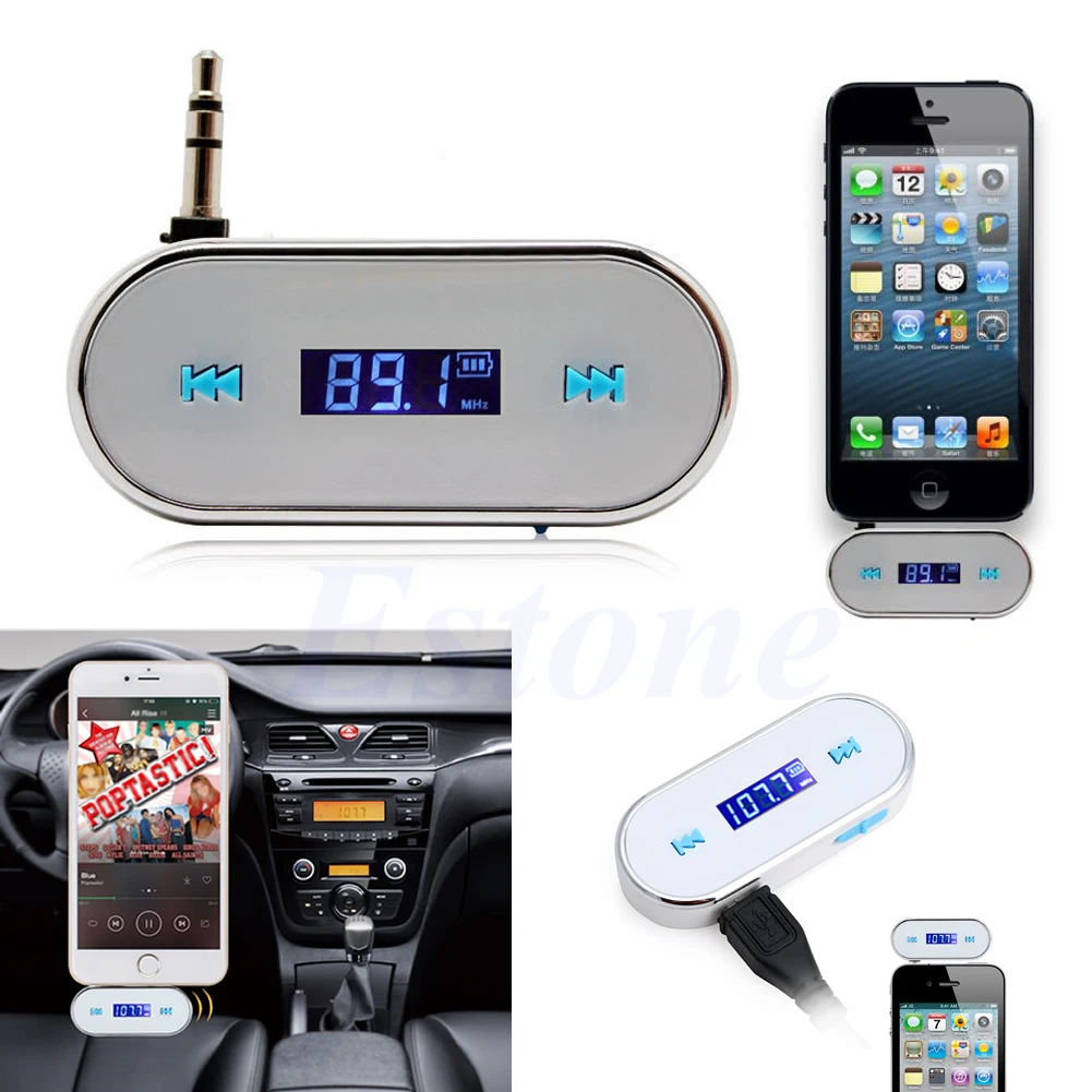 

Wireless Bluetooth FM Transmitter MP3 Player LCD Car Kit Charger for iphone 6 5 F7QB