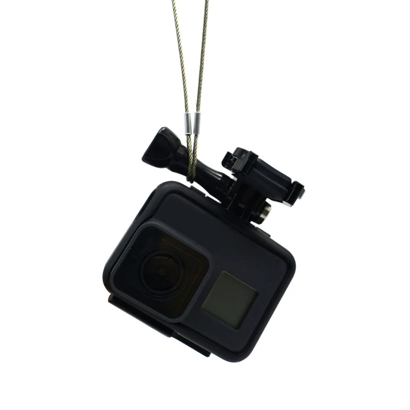 

YYDS Ремешок безопасности из нержавеющей стали трос ремешок на запястье 30 см для камеры gopro Новинка
