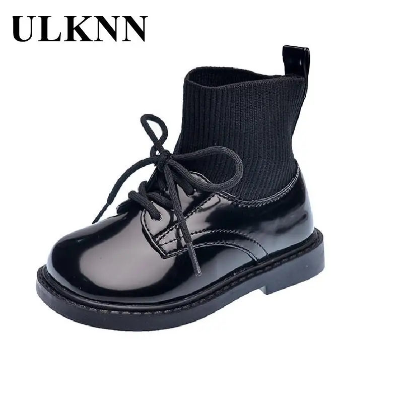 ULKNN Children's Boots Kids Leather Martin Boots For Girl Baby Boy Knitted Mid-calf Fashion Shoes Winter Sneakers Baby Shoes New
ULKNN Children's Boots Kids Leather Martin Boots For Girl Baby Boy Knitted Mid-calf Fashion Shoes Winter Sneakers Baby Shoes New