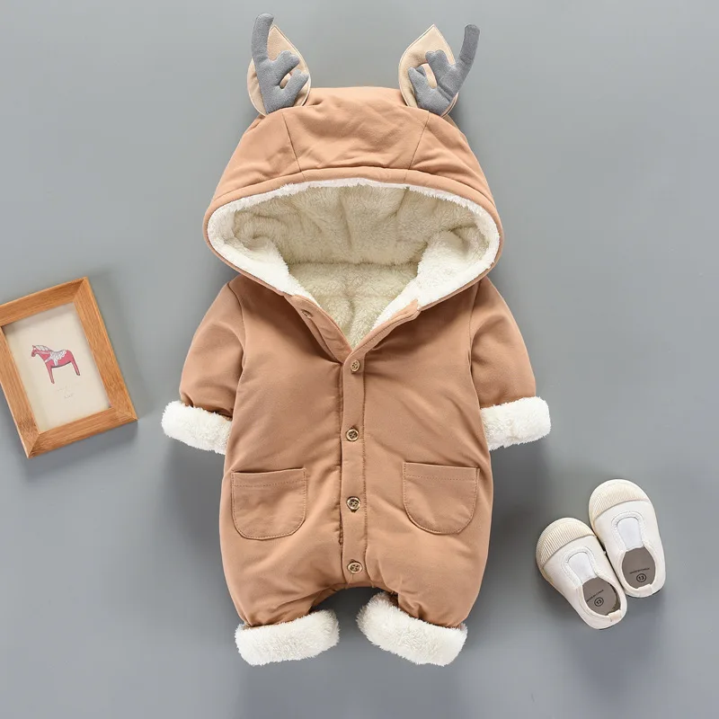 HYLKIDHUOSE/Детские комбинезоны коллекция 2019 года зимние для малышей новорожденных