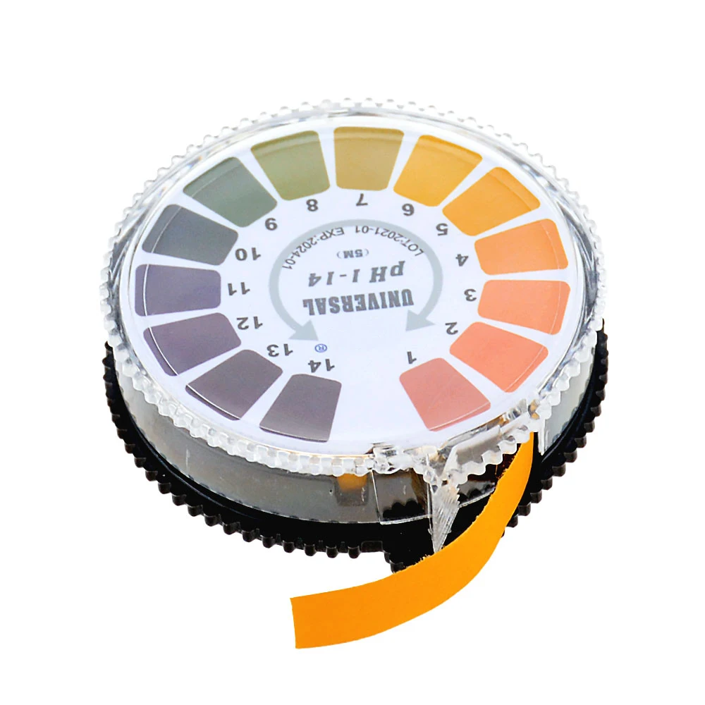 Тестовая Бумага 1-14 PH 5 м/рулон индикатор щелочной кислоты м | Инструменты