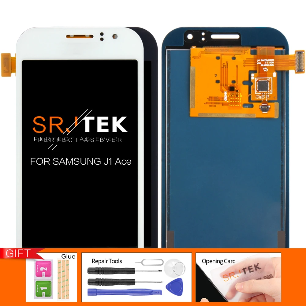 100% тест для samsung Galaxy J1 Ace J110 SM-J110F J110H J110FM ЖК-дисплей с кодирующий преобразователь
