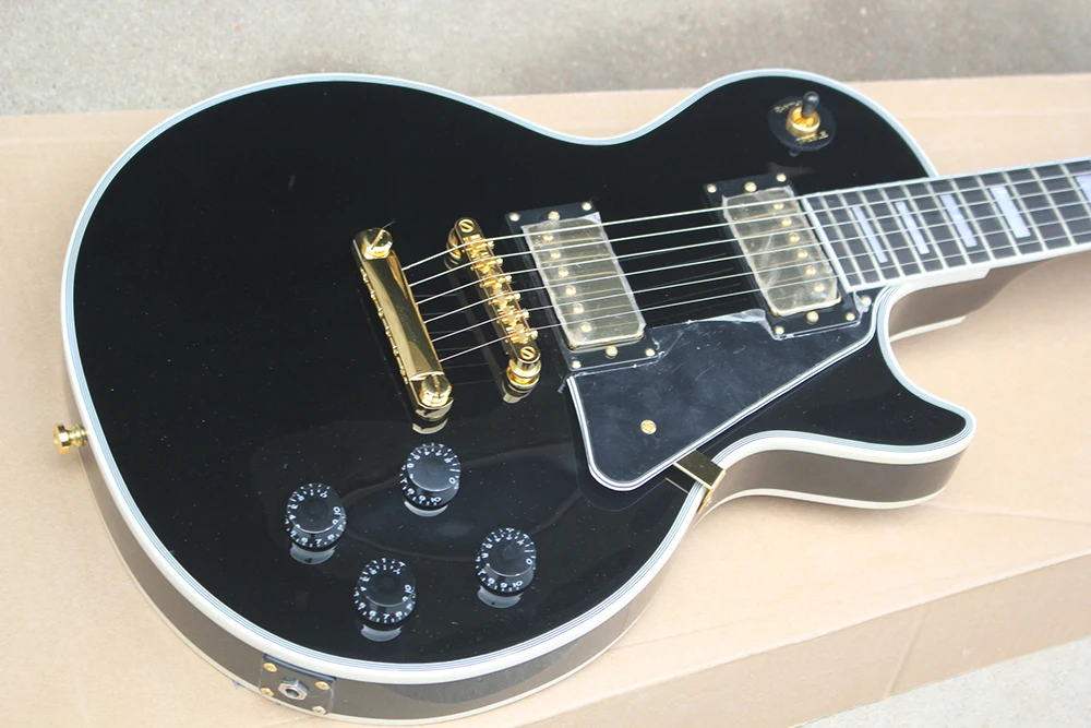 

High quality electric guitar, black HH, rosewood fingerboard, can be customized
