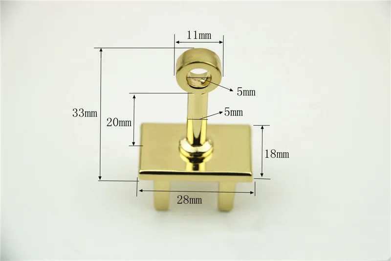 Металлический замок Пряжка Сумка Поворотный защелки застежка аксессуары DIY