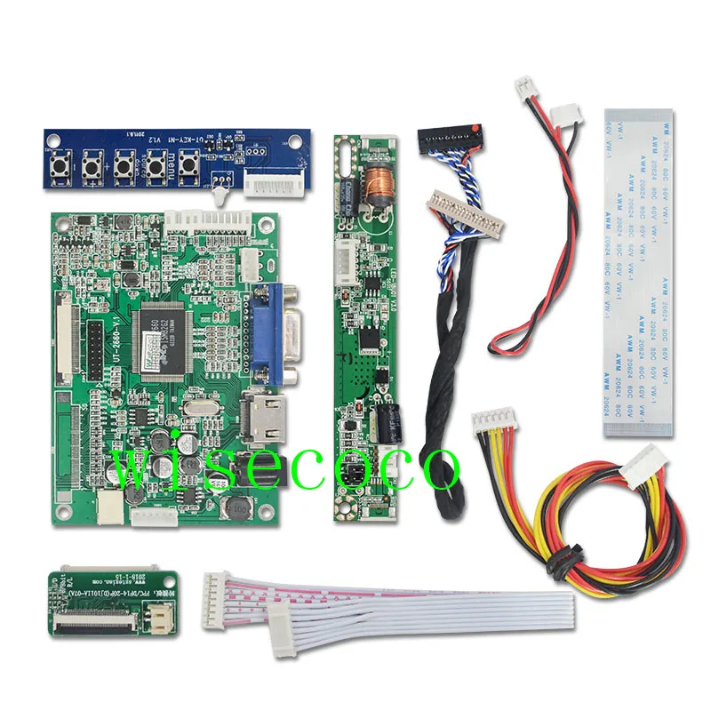 driev board only 10,1 дюймов 1280*720 Матрица экрана дисплея lcd емкостный дисплей монитор HDMI драйвер платы ttl 750 повышенной яркости для raspberry - Цвет: driev board only