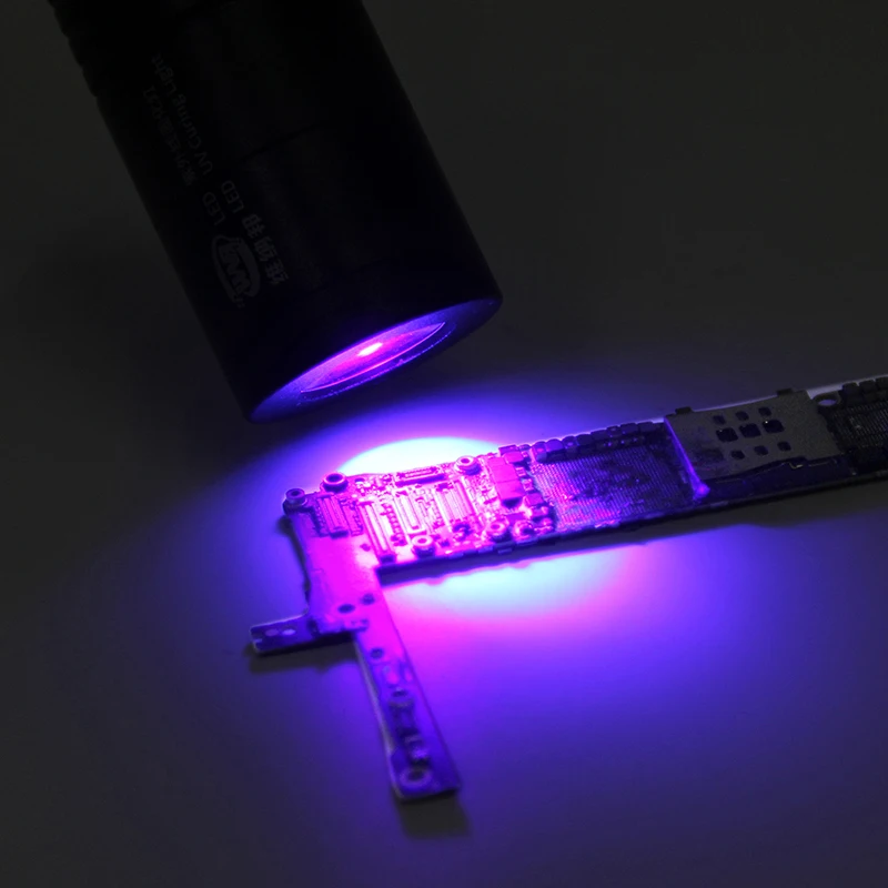Светодиодный Ультрафиолетовый фотополимеризатор usb зарядка Зеленый масло отверждения ультрафиолетовая лампа из алюминиевого сплава для мобильного телефона ремонт печатных плат Инструменты