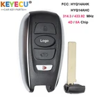 KEYECU HYQ14AHK HYQ14AHC 4-кнопочный дистанционный ключ Prox для Subaru Crosstrek Forester Impreza Legacy Outback,FSK 314,4 МГц 434 МГц