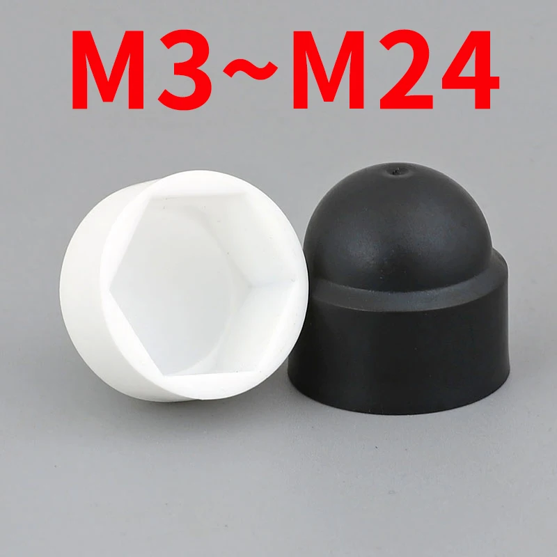 _ M14 M16 M18 M20 M22 M24 черно-белая Защитная крышка купола с открытым шестигранным