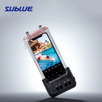 sublue h1 al smart 4k waterproof phone pouch underwater shoot equipment wireless app control waterproof mobile cover phone case