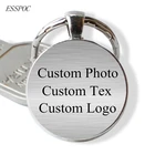 Брелок для ключей на заказ с логотипом компании, текстом и индивидуальный ключ, персонализированные свадебные украшения, Подарок на годовщину