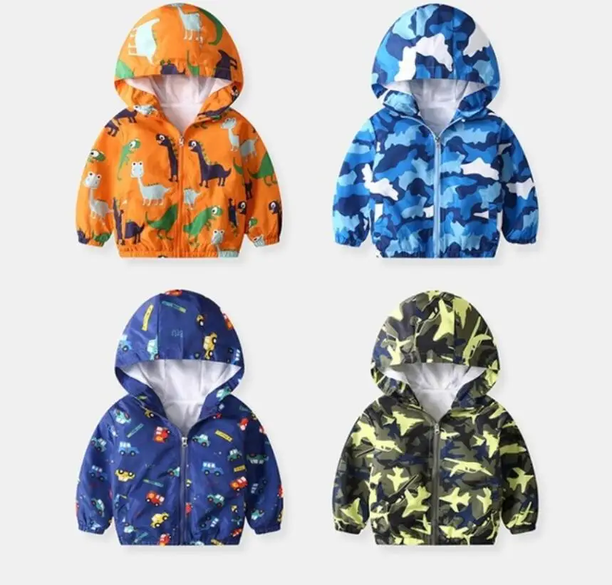 Куртка Детская осенняя на молнии с длинным рукавом и капюшоном возраст 1-7 лет |