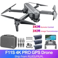 sjrc f11s 4k pro rc drone with camera gps fpv quadcopter 2 axis gimbal brushless helicopter camera dron 5g 3km remote flight ce