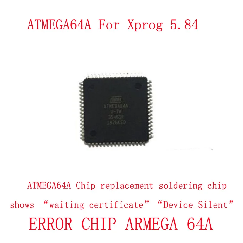 ATMEGA 64A Лучшее качество Xprog 5,84 ECU чип инструмент для настройки Программист X Prog-M 5,84 XProg M Box 5,55 XPROG-M ECU программист 22 шт. адаптеры - Цвет: ATMEGA 64A