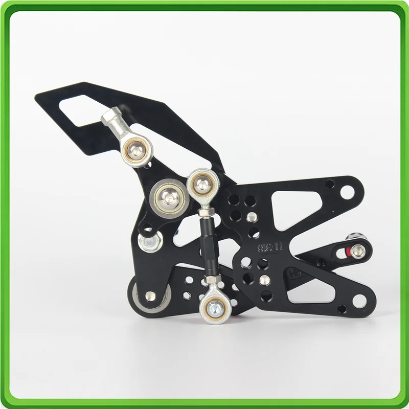 

Adjustable Rearsets Rear set footrest foot pegs pedal for Triumph Daytona 675 / 675R 2013 2014 2015 2016 2017 Black
