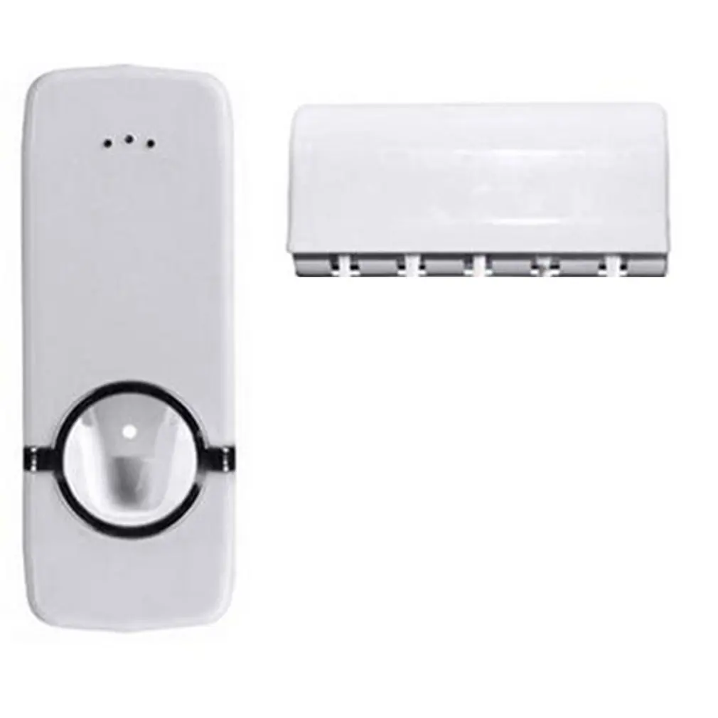 

Bathroom Accessories Set Tooth Brush Holder Automatic Toothpaste Dispenser Holder Toothbrush Wall Mount Rack Bathroom Tools