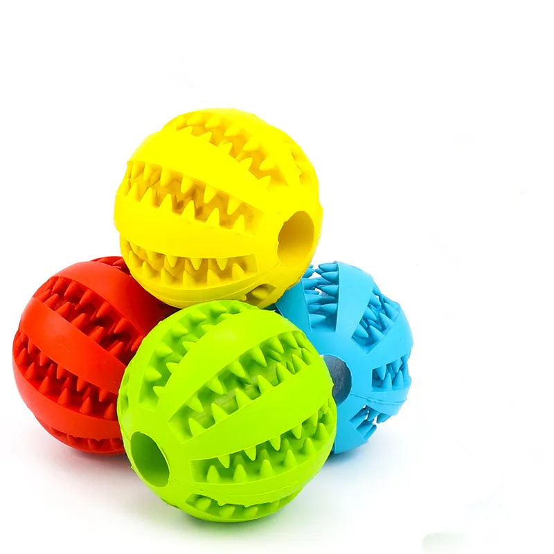 

Pet toy ball Dog toy molar cleaning tooth leaking ball Rubber ball dog toy