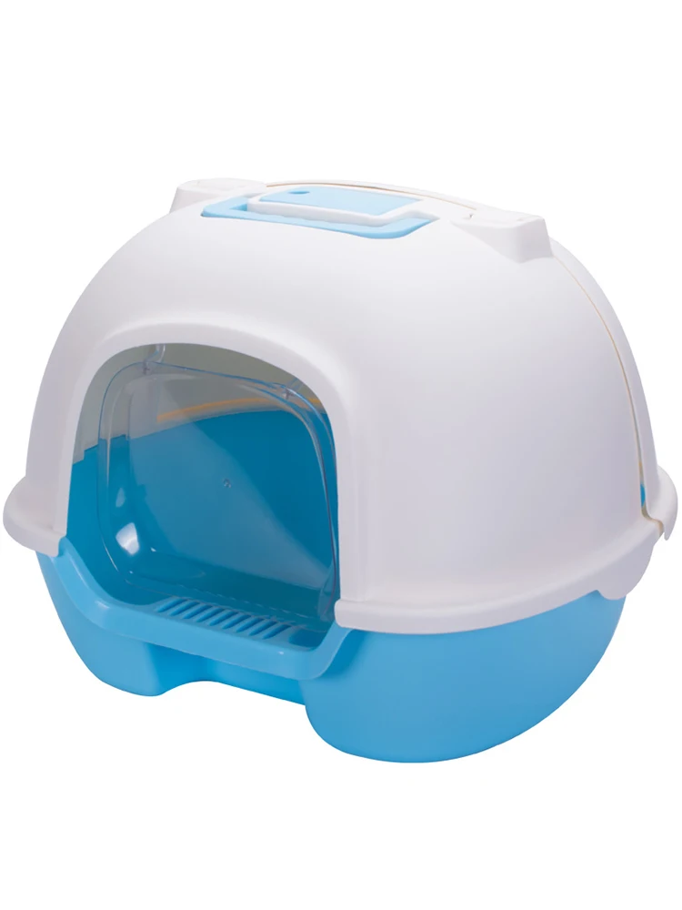 Полностью закрытый кошачий наполнитель анти всплеск Туалет запах очень большие