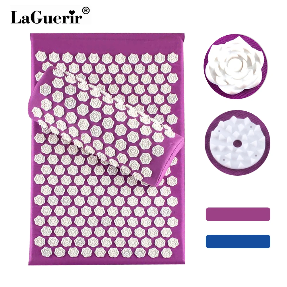 Массажная подушка для акупрессуры с розами размер M/L | Красота и здоровье