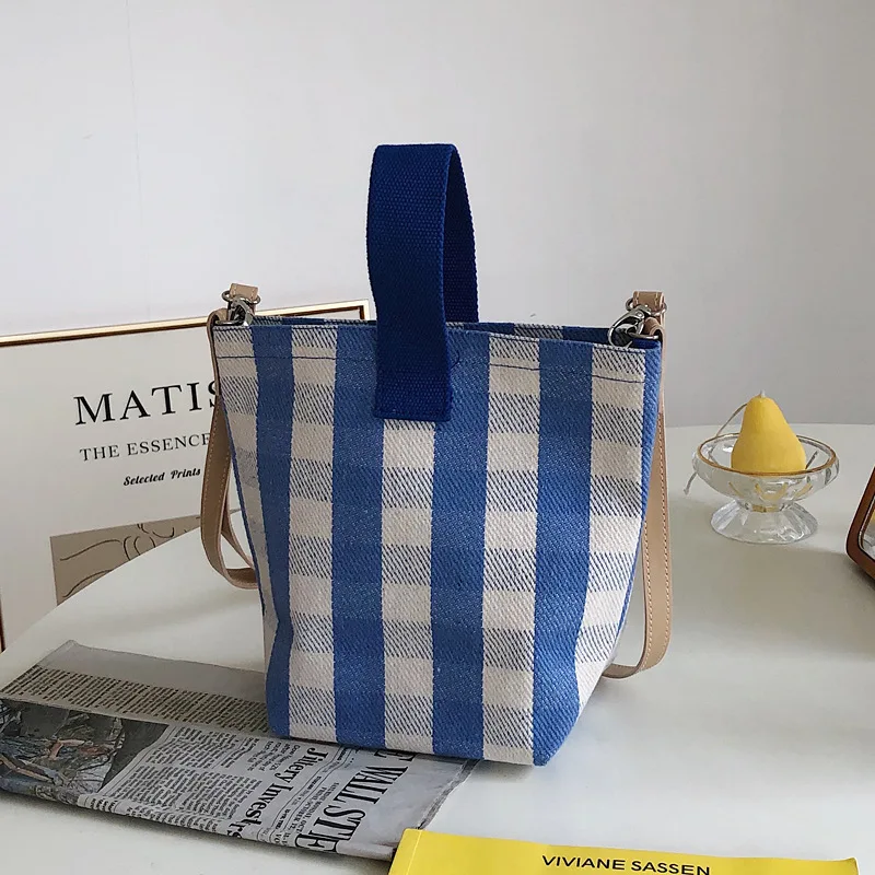 Корейская круглая Водонепроницаемая холщовая сумка мессенджер модная маленькая