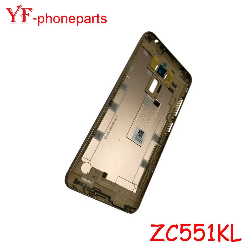 10Pcs For Asus Zenfone 3 Laser ZC551KL Back Battery Cover Rear Panel Door Housing Case Repair Parts + Power Volume Button - купить по