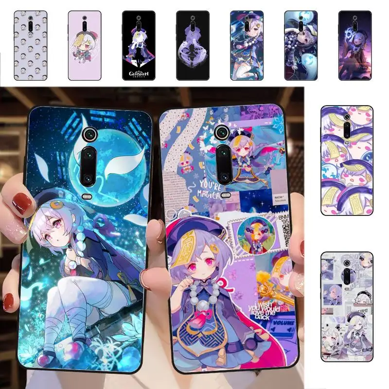 

YNDFCNB Qiqi Genshin Impact Phone Case for Redmi 5 6 7 8 9 A 5plus K20 4X 6 cover