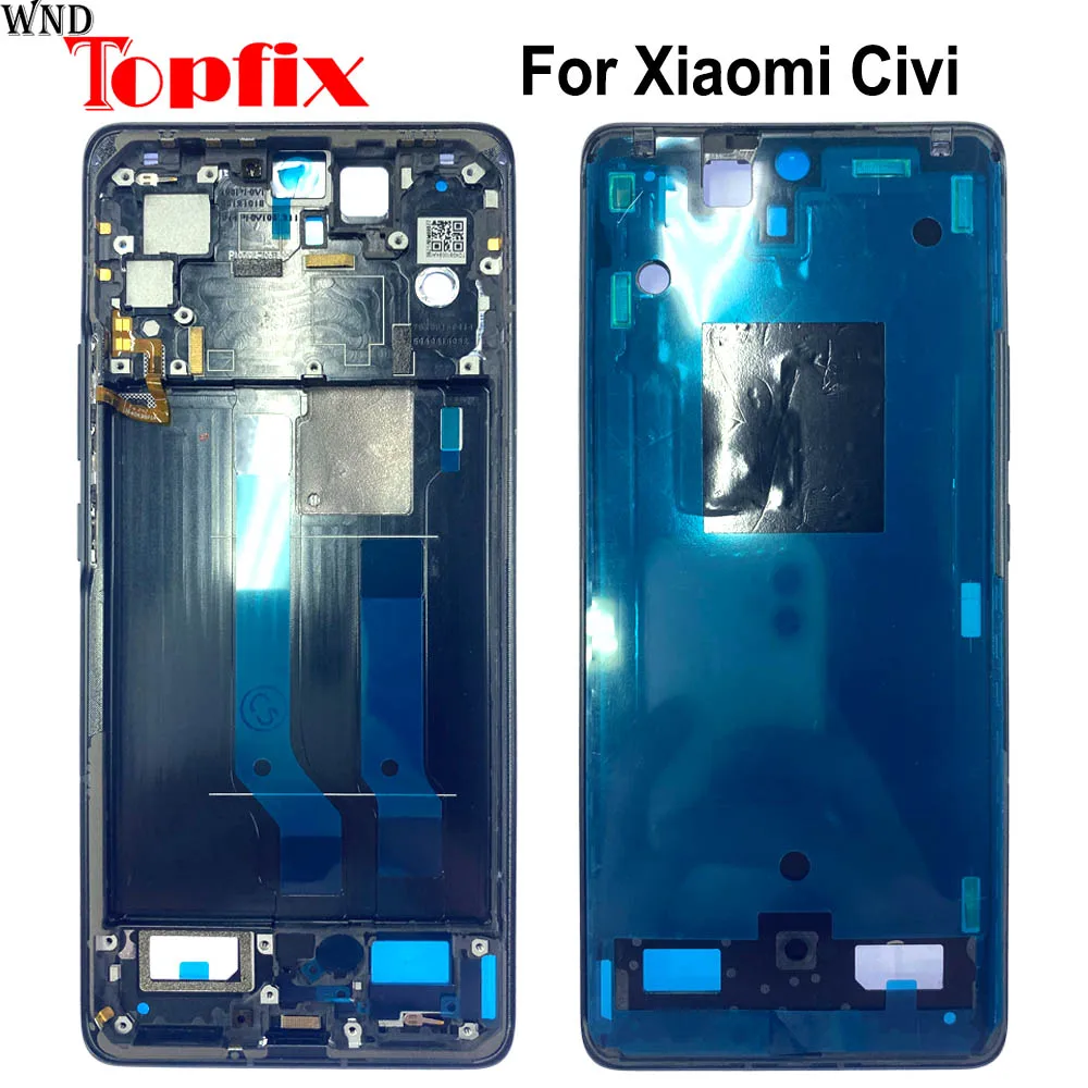 

Новинка для Xiaomi Civi средняя рамка Лицевая панель рамка с боковой кнопкой запасные части для ремонта
