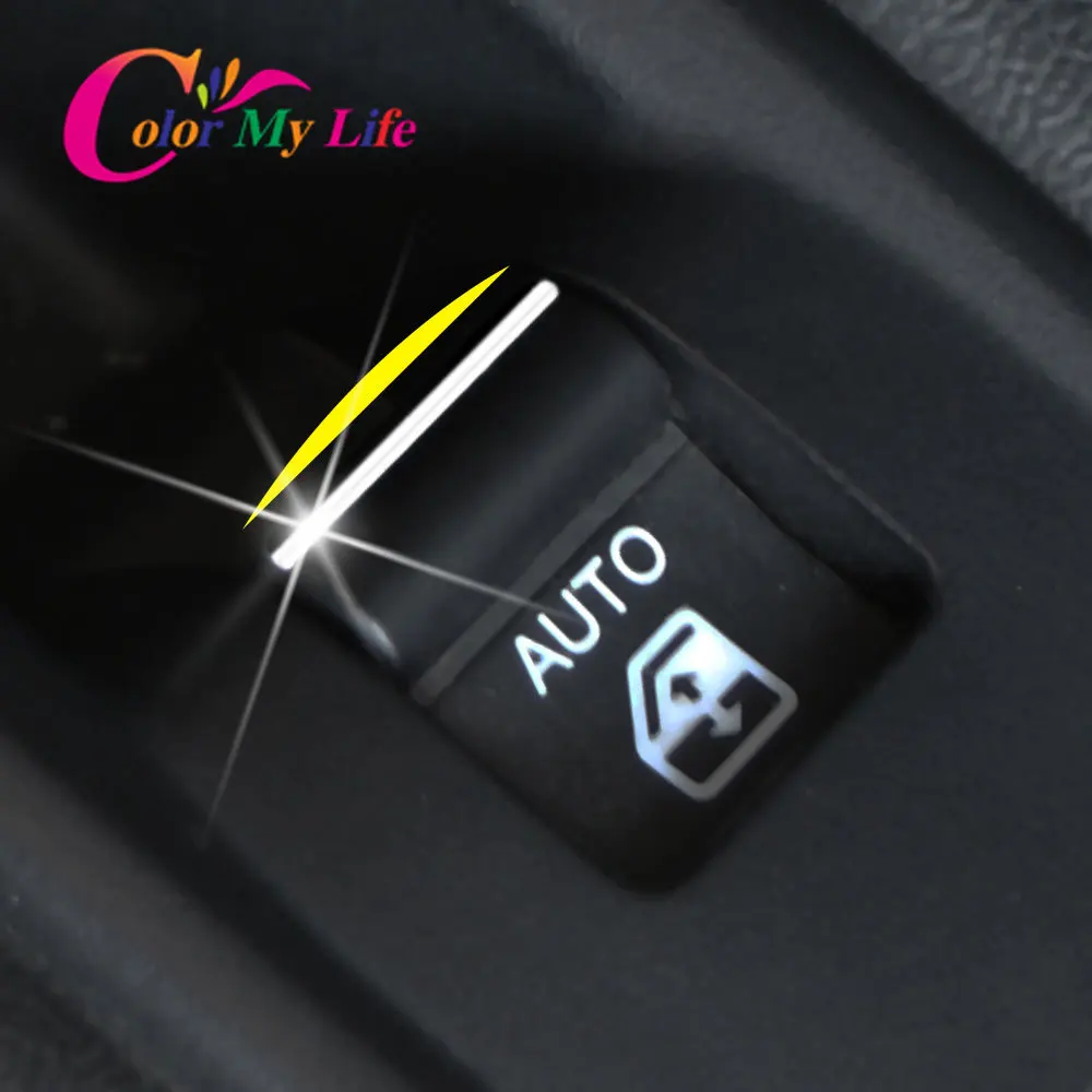 Хромированная кнопка стеклоподъемника Color My Life 7 шт./компл. ABS для Jeep Renegade 2014 2020