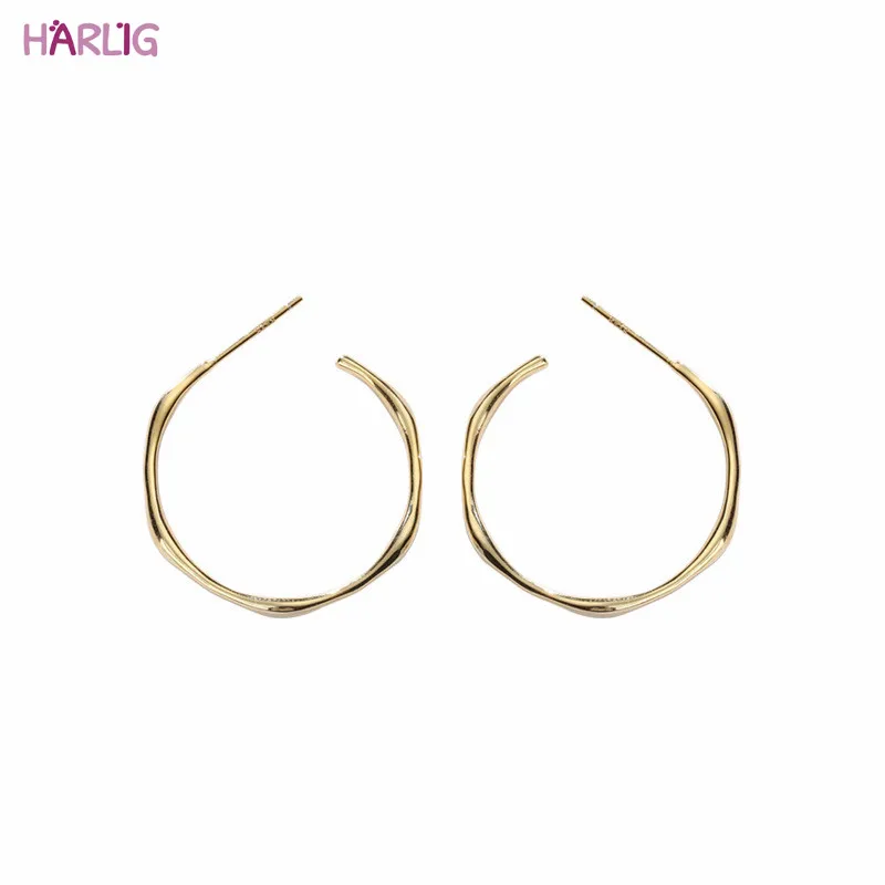 

Женские серьги-кольца из серебра 925 пробы, с защитой от аллергии