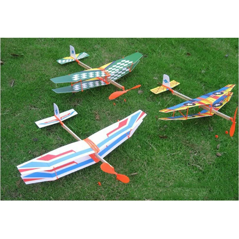 

Hand Thro Airplane Free-flying Fix Durable Epp Foam Capacitor Normal Glider Diy Plane Model Educational Toy For Kids