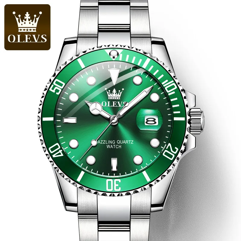 

O'Leary watch lau night light waterproof lis green water ghost watch men quartz watch male and female couples