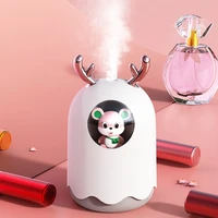 300ml fashion humidifier home fogger aromatherapy essential oil diffuser led night light cute pet air humidifier aroma diffuser