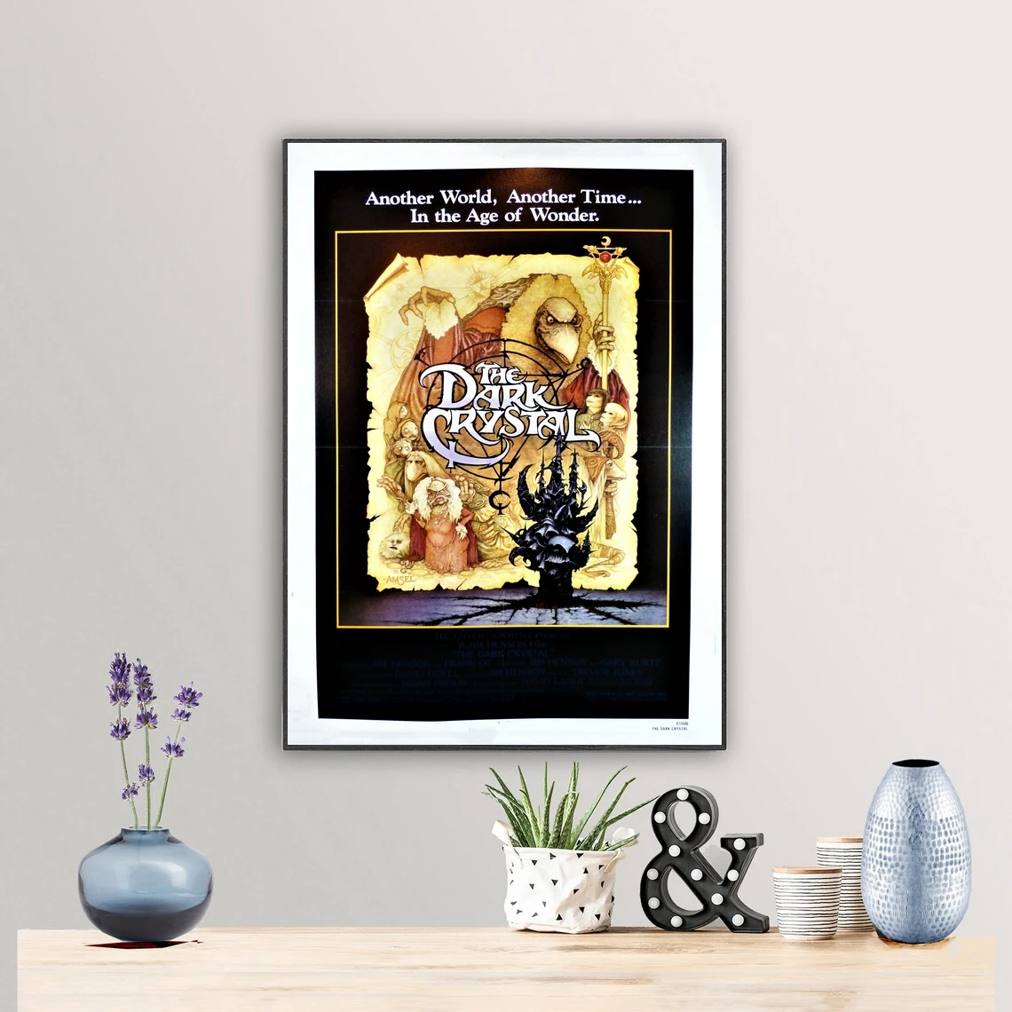 

Темный кристалл-1982, плакат с фильмом, домашний декор, классическое искусство, фотография, холст, плакат, печать, настенная живопись