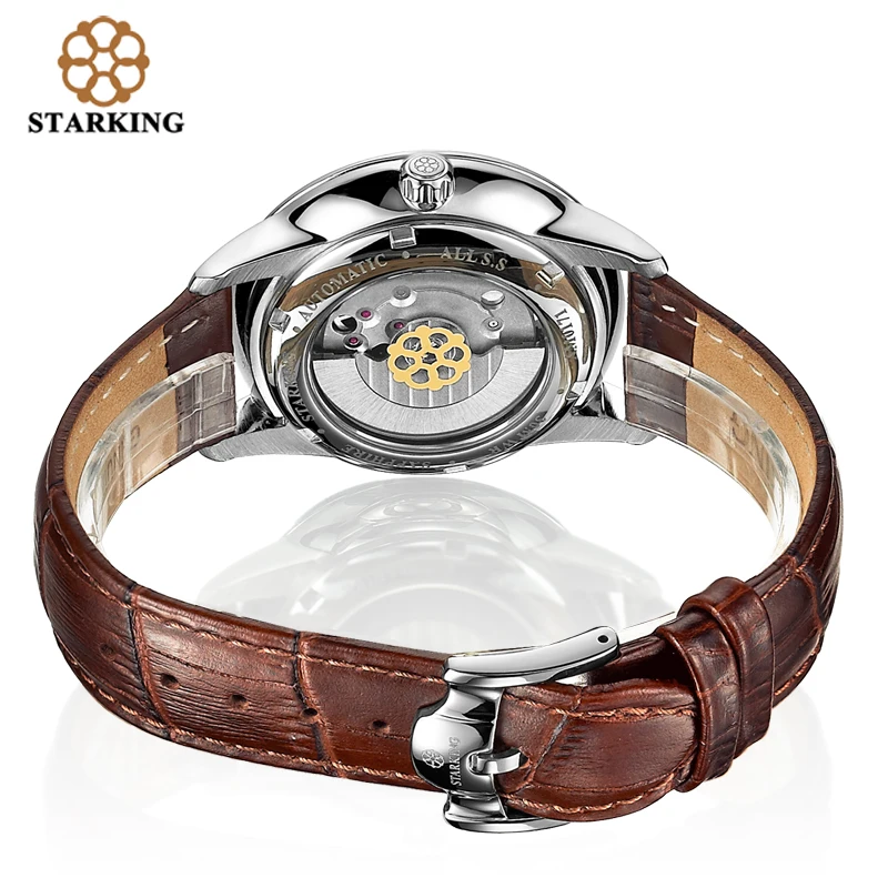 Starking Watch Men Original Brand Automatic Self-wind Stainless Steel Waterproof Business Timepiece Relogio Masculio | Наручные часы