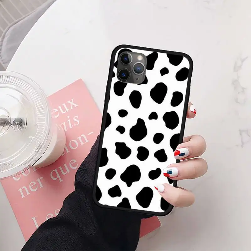 

Cow Print Phone Case for iPhone 11 12 mini pro XS MAX 8 7 6 6S Plus X 5S SE 2020 XR