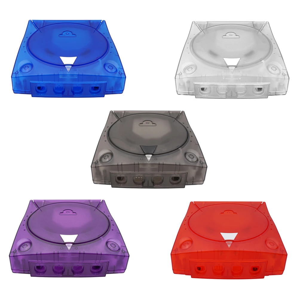 Protective Translucent Case for SEGA Dreamcast DC Protector Shell Replacement Game Console Anti-Scratch Cover Accessory