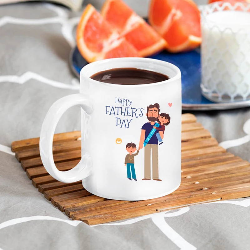Кофе кружки Fathers Day Подарки кружка Керамика Смешные изготовленная на заказ фото