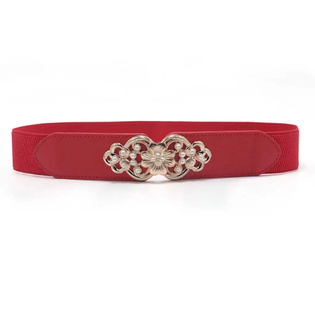 

Belts High Quality Women Fashion 2020 Ladies Elastic Slimming Waist Belt Luxury Dress Belt Ceinture
