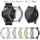 Чехол для часов Huawei Watch GT 2 46 мм, защитный чехол из мягкого силикона и ТПУ, защитный футляр для часов Huawei GT 2 42 мм