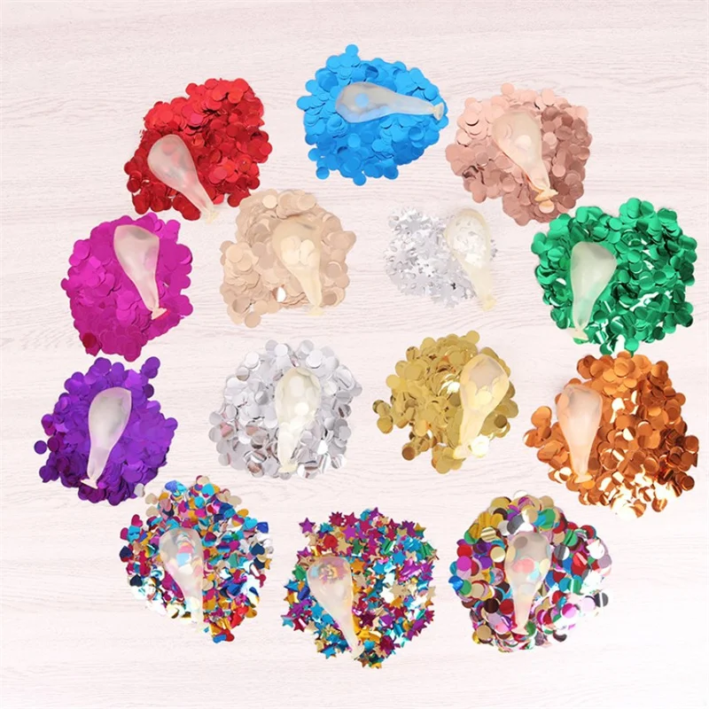 

1000pcs Rose Gold mixed Heart Shape Paper Confett Balloon Table Confetti Wedding Balloon Table Confetti WeddingThrowing Supplies