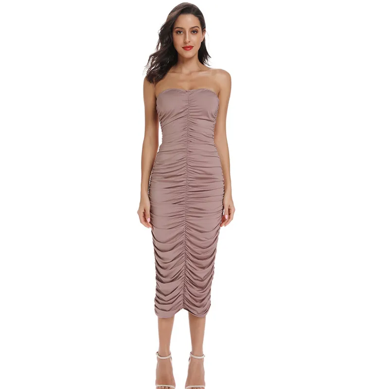 

Женское вечернее платье вечерние рюшами, длинное облегающее платье с открытыми плечами, лето 2022