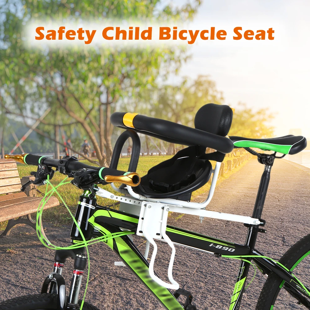 

Детское седло с педалями для ног, поддерживающее заднюю часть, безопасное детское Велосипедное Сиденье, переднее детское сиденье для MTB дорожного велосипеда