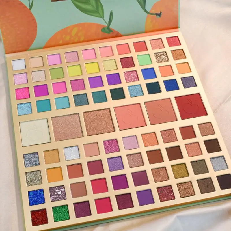 

86 Colors Elephant Eyeshadow Palette Pearly Matte Easy to Color Non-flying Powder Pigment Large Eye Shadow Cosmetics Maquiagem